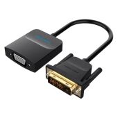 Мультимедиа конвертер Vention DVI-D 25М/VGA F/micro USB F (EBBBB)