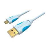 Кабель Vention USB 2.0 AM/Micro-B - 0.25 м (VAS-A04-S025)