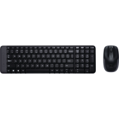 Комплект (клавиатура + мышь) Клавиатура + мышь Logitech Wireless Desktop MK220