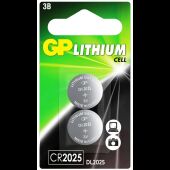 Литиевые батарейки GP CR2025-2CRU2