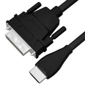 4PH Кабель 1.0m HDMI-DVI 19M 4PH-R90113
