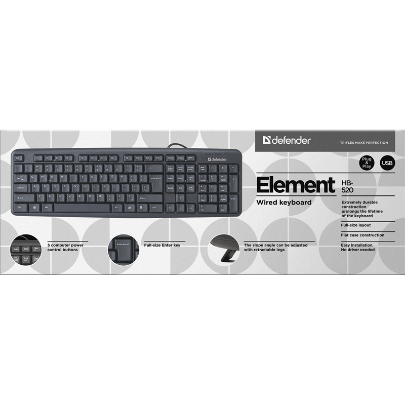 Клавиатура Keyboard Defender element HB-520. Клавиатура Defender element HB-520 USB. Defender element HB-520 Black USB. Клавиатура Defender element HB-520 , USB(черный).